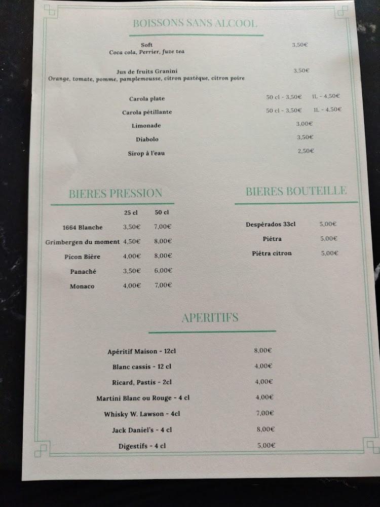 Restaurant Le Maxevoy - Menu Image 2